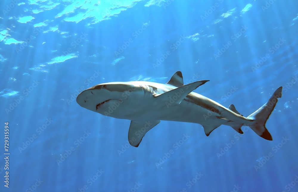 Requin à Bora-Bora - obrazy, fototapety, plakaty 