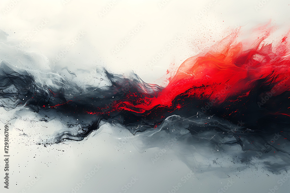 black and red abstract background