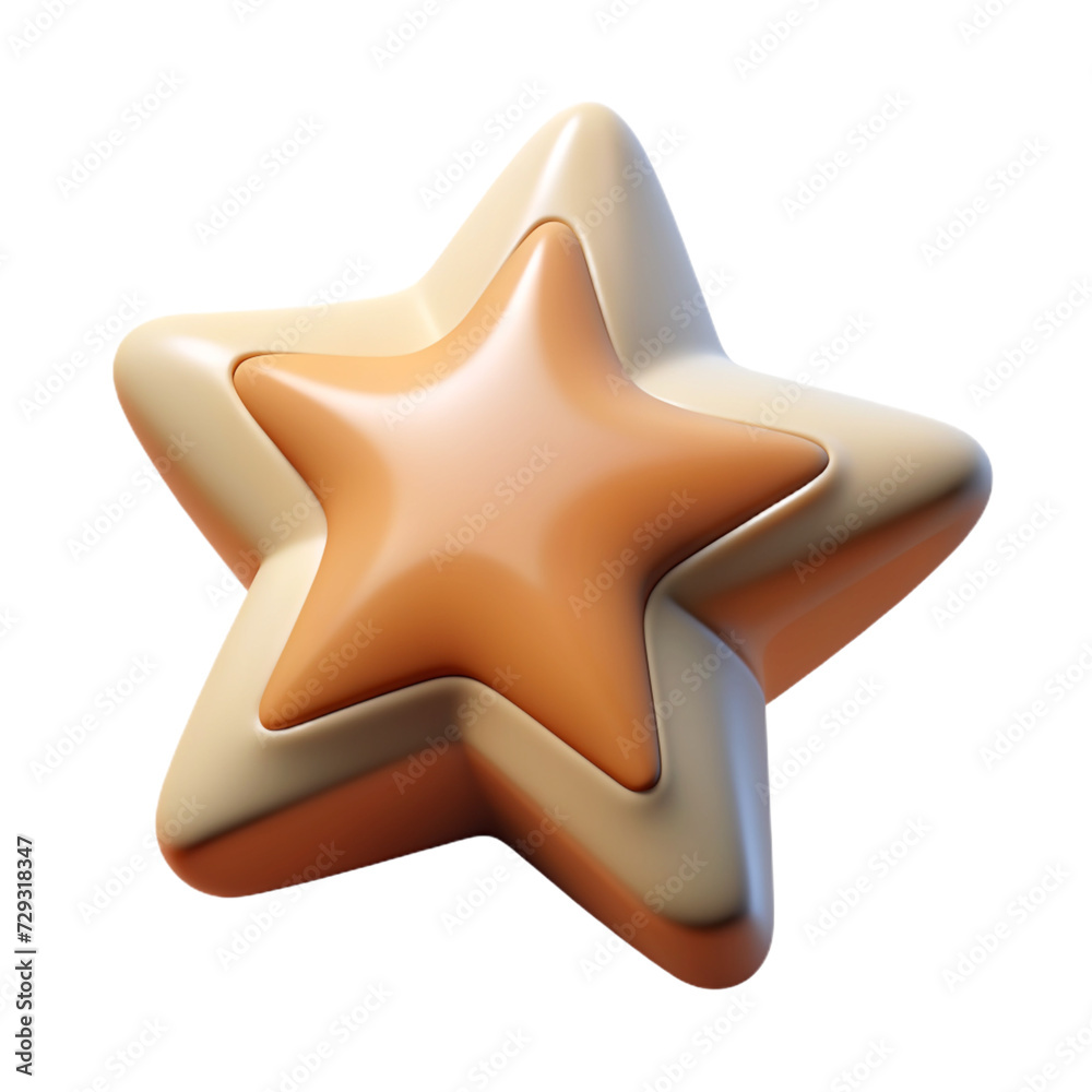 star floating isolated background star floating isolated background