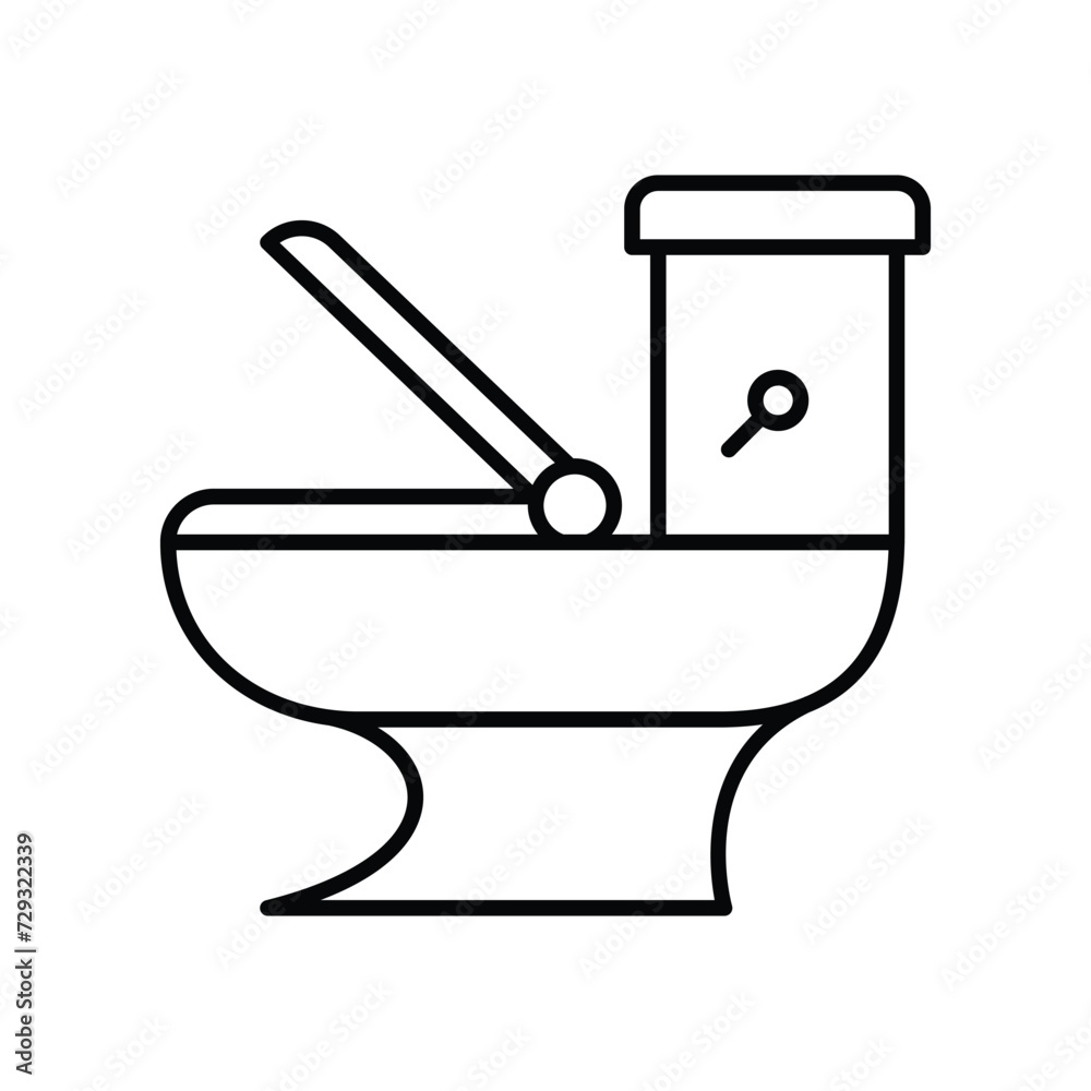 Water Closet Icon Vector Design Template Water Closet Icon Vector Design Template