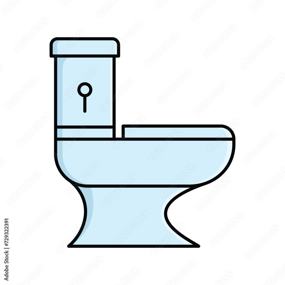 Water Closet Icon Vector Design Template Water Closet Icon Vector Design Template