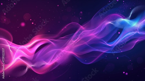 Abstract gradient background with bright flashes
