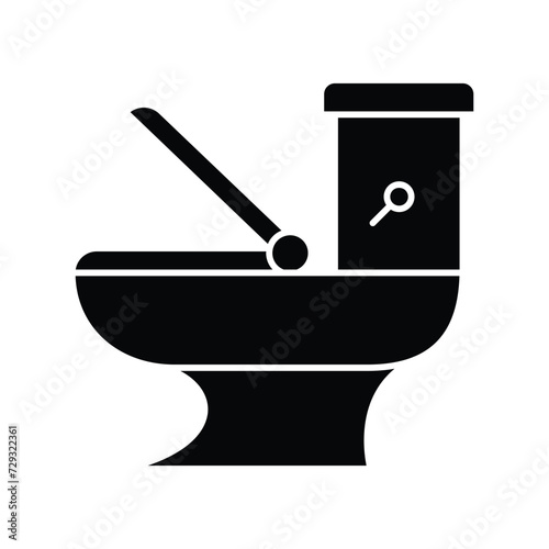 Water Closet Icon Vector Design Template