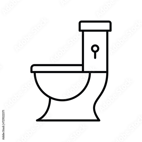 Water Closet Icon Vector Design Template