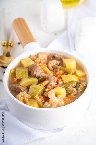 Vegetable and meat stew