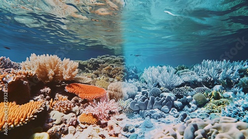 Contrasting Coral Reef Images