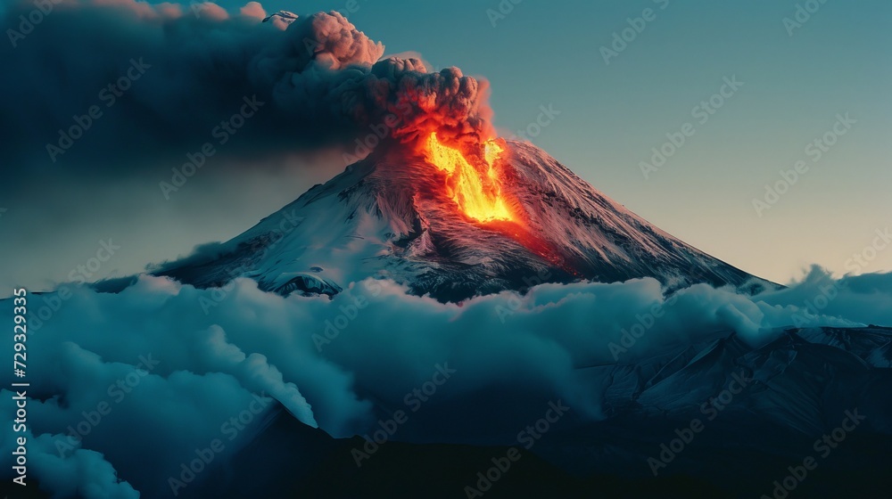 Cotopaxi Eruption in Ecuador