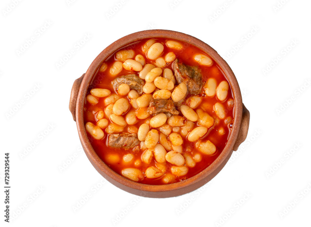 Turkish foods; dried bean, Beans with minced meat (kuru fasulye) Turkish foods; dried bean, Beans with minced meat (kuru fasulye)