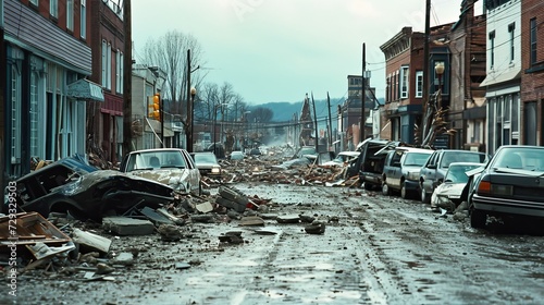 Aftermath of Major Earthquake