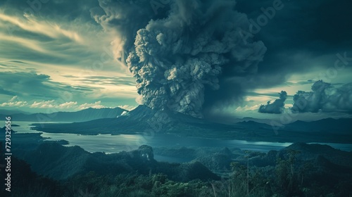 Explosive Eruption of Taal Volcano