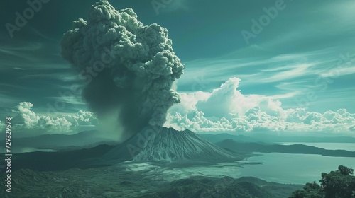 Explosive Eruption of Taal Volcano photo