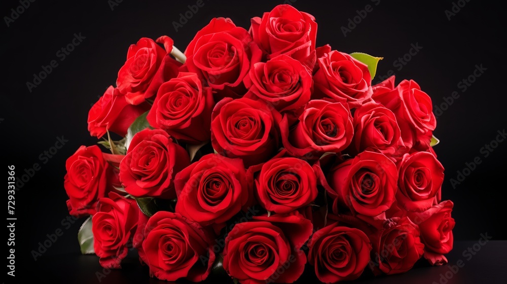 Colorful flower bouquet from red roses isolated on white background. Closeup Colorful flower bouquet from red roses isolated on white background. Closeup