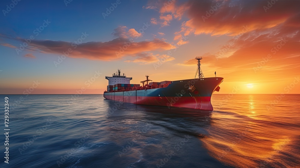 Witness the sheer scale and power of container vessels as they sail ...