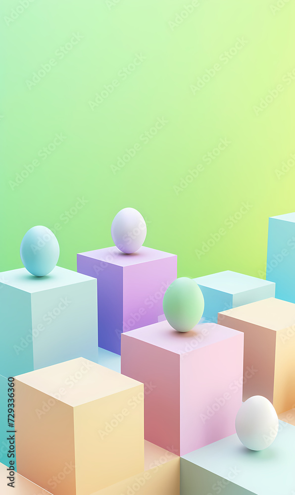 Obraz premium Colorful eggs 