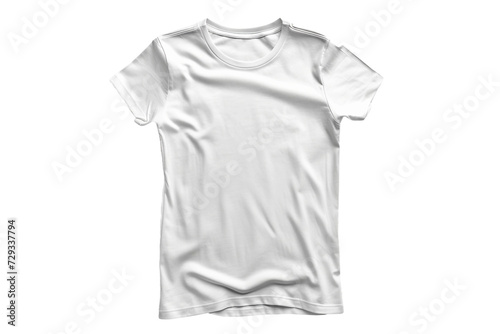Ladies Fitted T-Shirt on Transparent Background