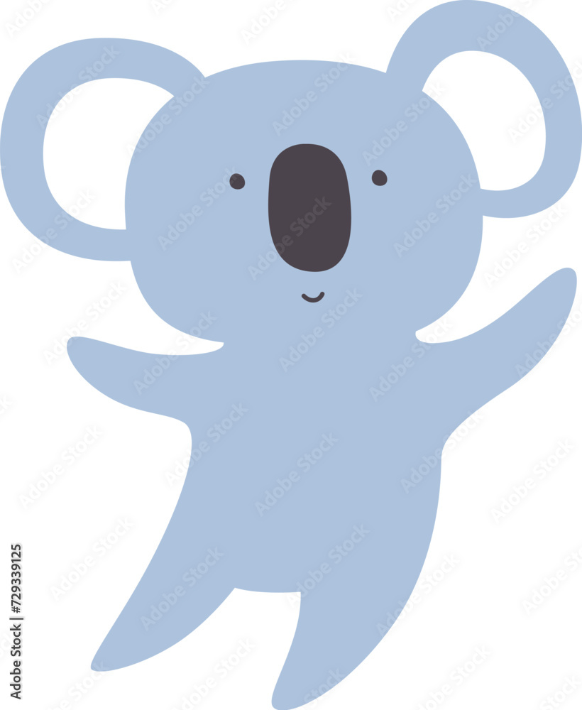 Fototapeta premium Koala Cartoon Animal