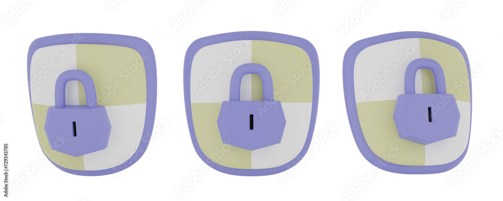 Set of blue protection shield with transparent background, PNG, Isolated Set of blue protection shield with transparent background, PNG, Isolated