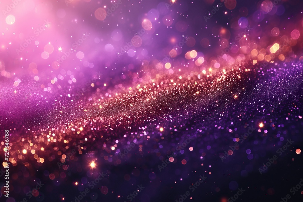 Abstract background in the form of galactic space. The concept of Mardi Gras, space - obrazy, fototapety, plakaty 
