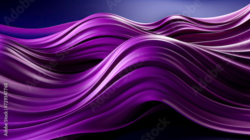 Majestic Purple Waves
