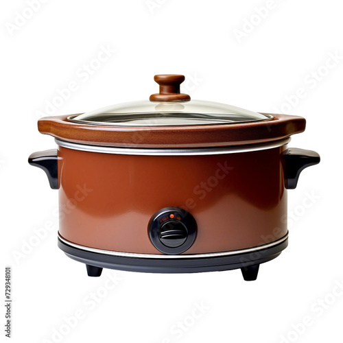 Slow Cooker on transparent background photo
