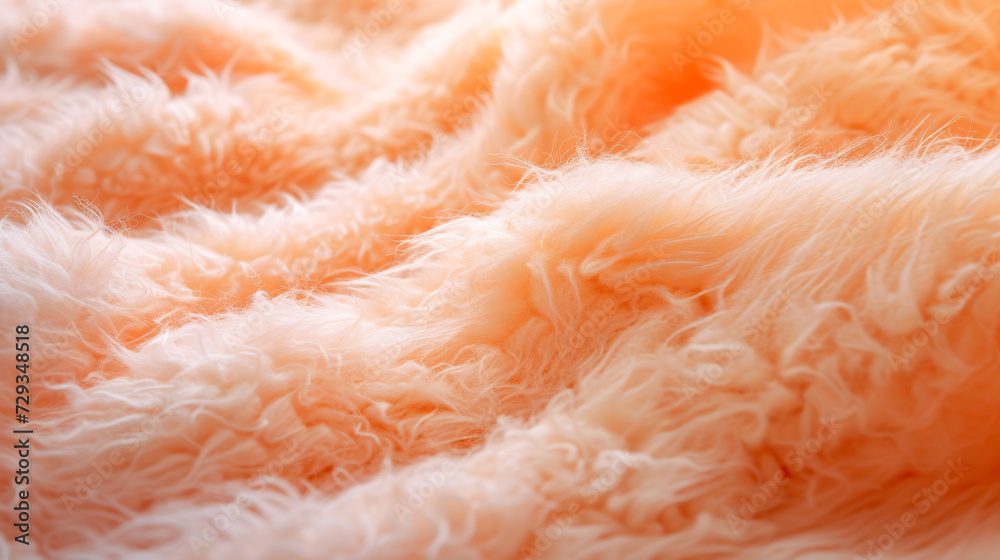 Experience the Gentle and Textured Surface of a Peach Fuzz Background, Portraying Subtle Color and Texture Variations.