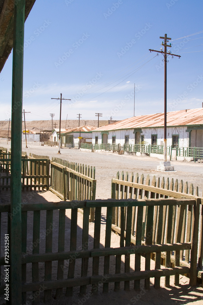 Geisterstadt Humberstone und Santa Laura Salpeterwerke, Chile, Südamerika