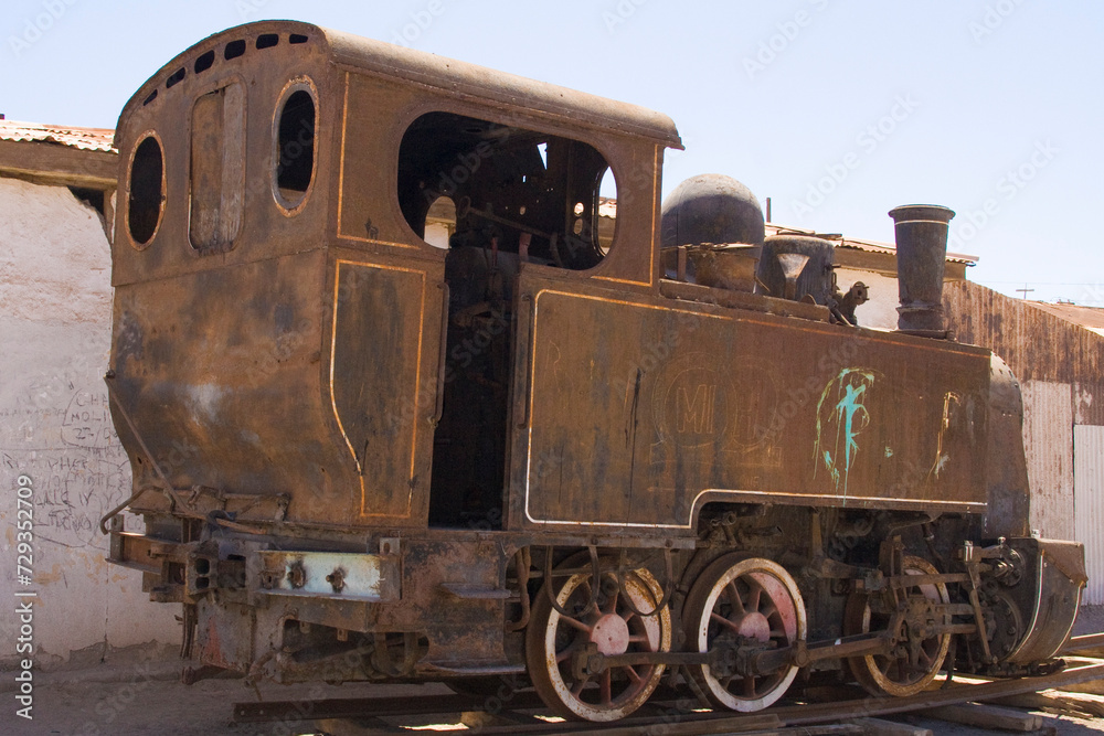 Geisterstadt Humberstone und Santa Laura Salpeterwerke, Chile, Südamerika