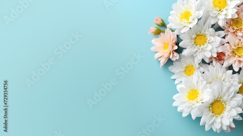 Women's Day or Mother's Day theme background, decorative flower background pattern © Derby