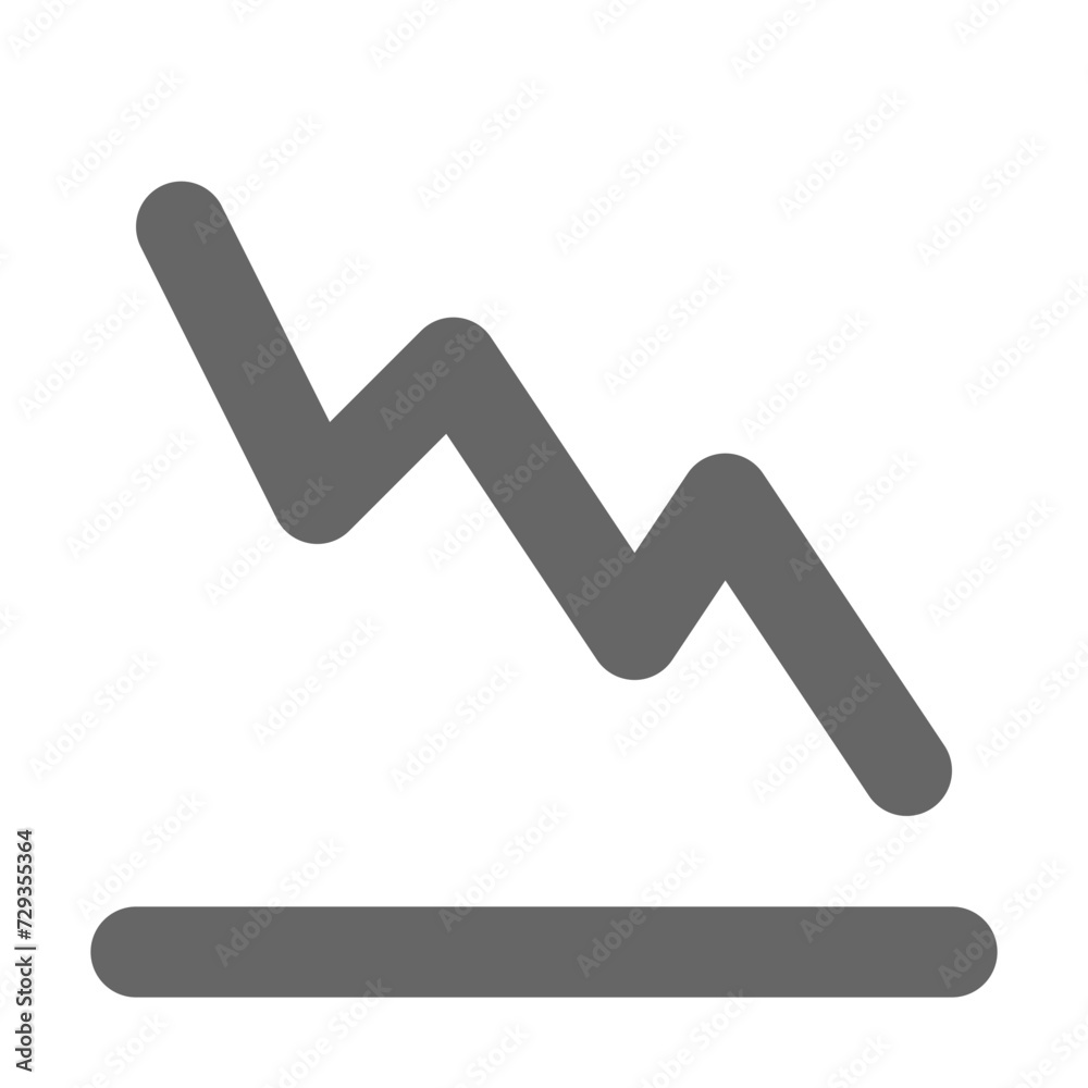 Chart icon outline style. Graph icon vector Chart icon outline style. Graph icon vector