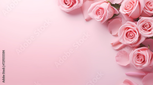 Women's Day or Mother's Day theme background, decorative flower background pattern © jiejie