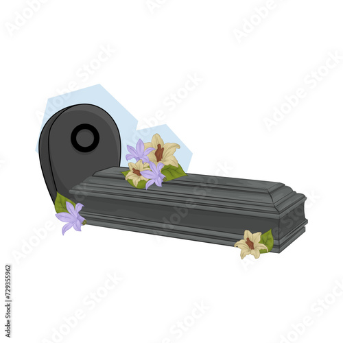 Illustration of coffin 