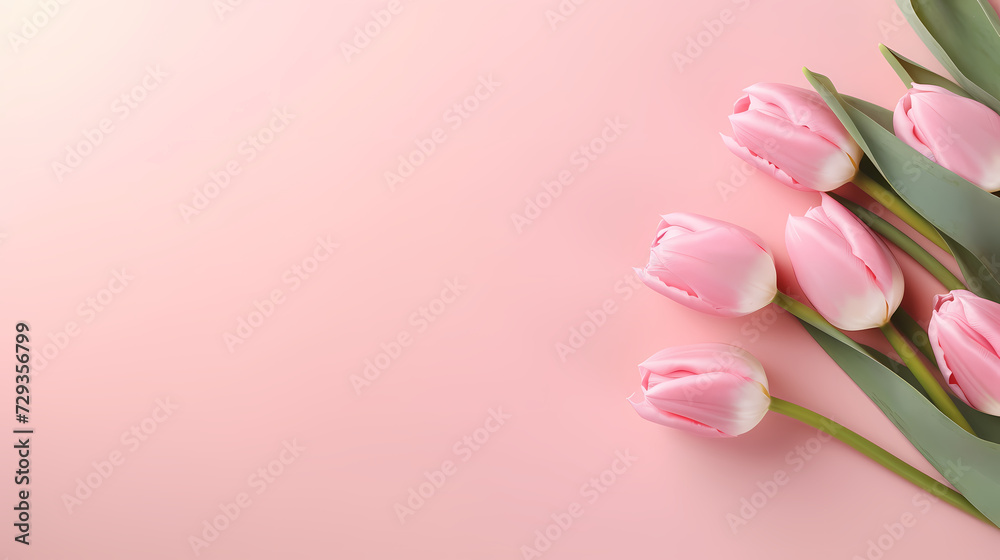 Women's Day or Mother's Day theme background, decorative flower background pattern