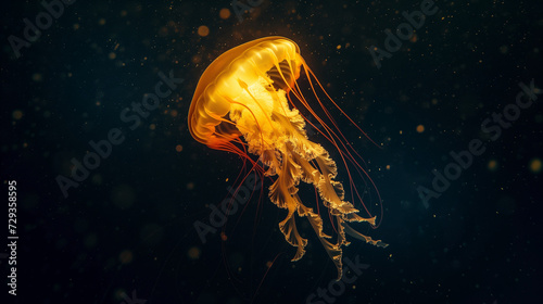 jelly fish in the water © Maizal