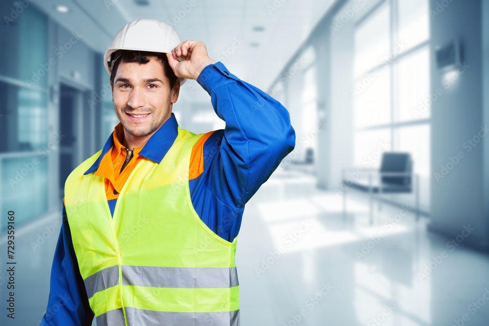 Professional Engineering work at modern factory