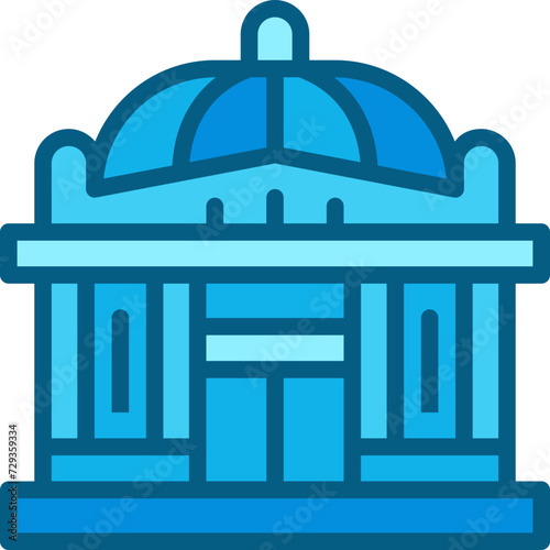 opera house two tone icon