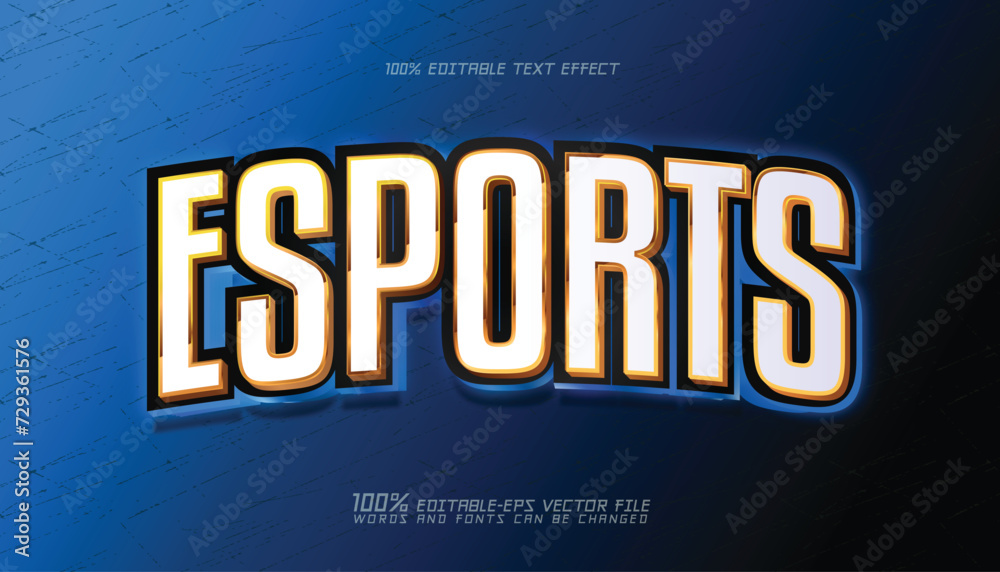 esport gamer text effect