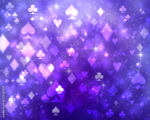 abstract poker blurred pattern
