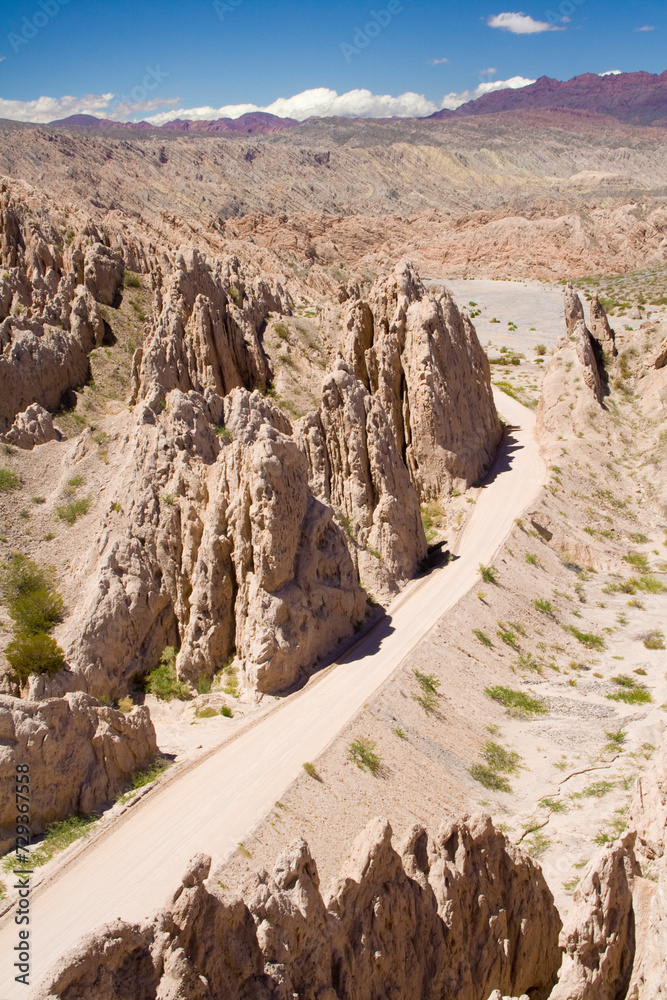 Strasse, Quebrada de las Flechas, Argentinien, Südamerika