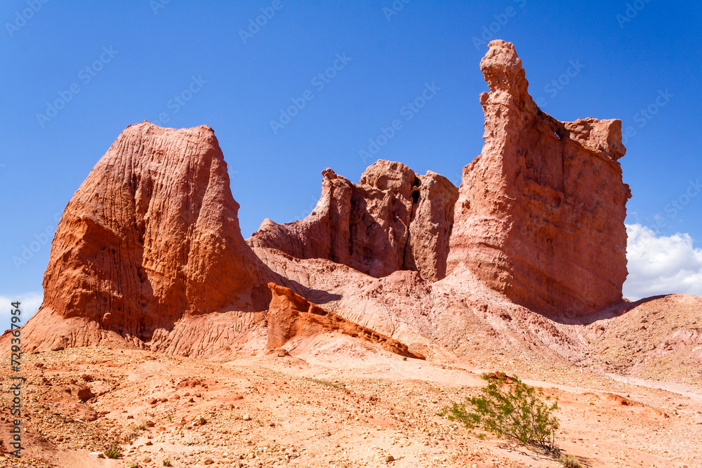 Sandsteinformation, Quebrada de las Conchas, Region Salta, Argentinien, Südamerika