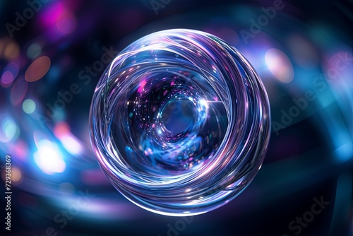 Holographic Vortex Sphere
