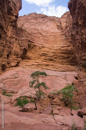 Garganta del Diabolo, Teufelsschlund,Quebrada de las Conchas, Region Salta, Argentinien, Südamerika photo