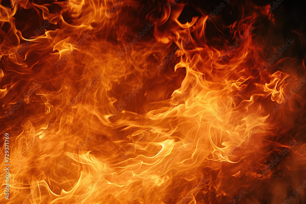 Fire flames texture background