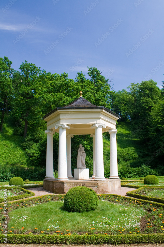 Musentempel der Kalliope im Tiefurter Park bei Weimar, Thüringen, Deutschland
