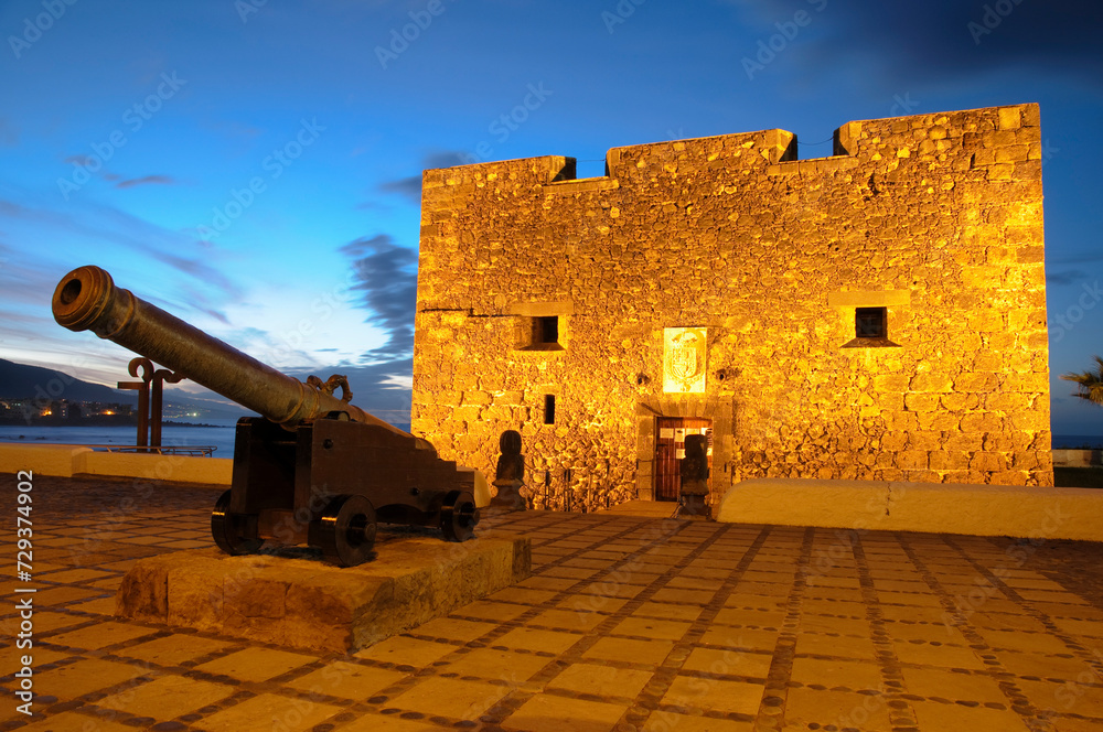 Castillo de San Felipe, Puerto de la Cruz, Teneriffa, Kanarische Inseln, Spanien, Europa