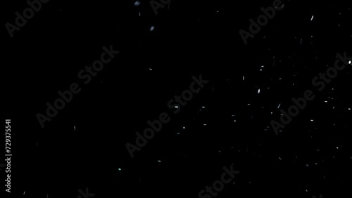 Floating Particles on Black