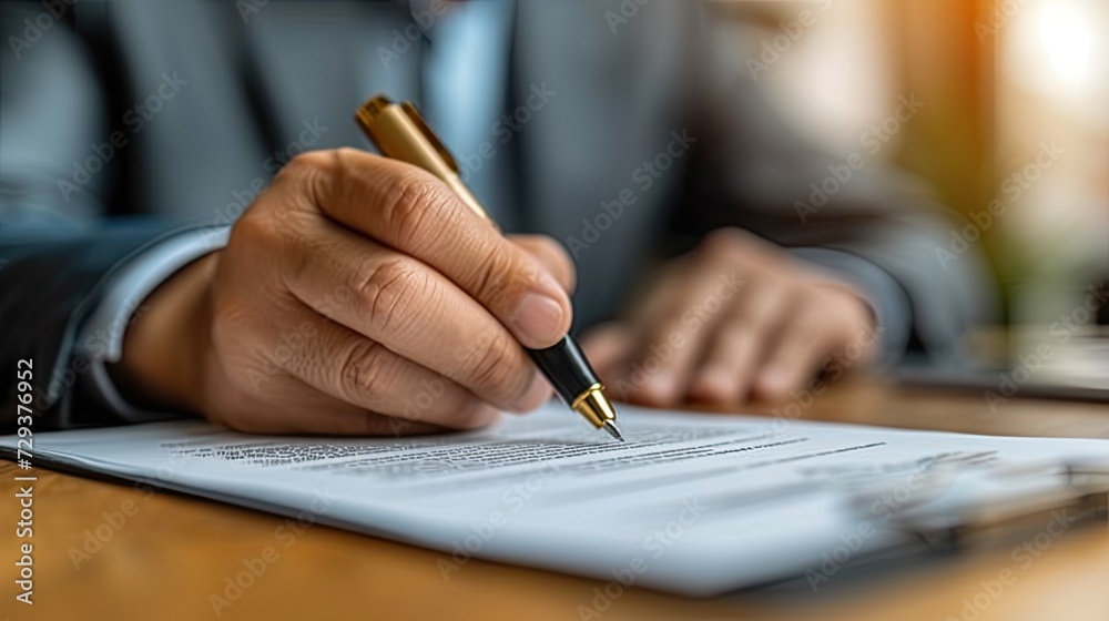 Real Estate Transaction: Business Professionals Signing Home Titles with Value Real Estate Agents
Real Estate Transaction: Business Professionals Signing Home Titles with Value Real Estate Agents