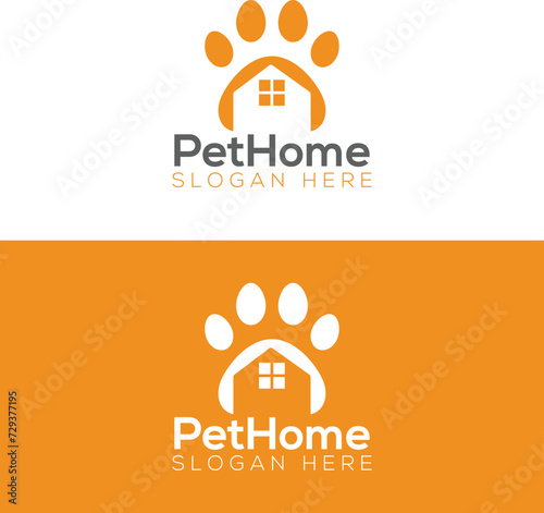 Pet Home Logo Vector