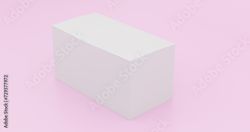 pink box isolated