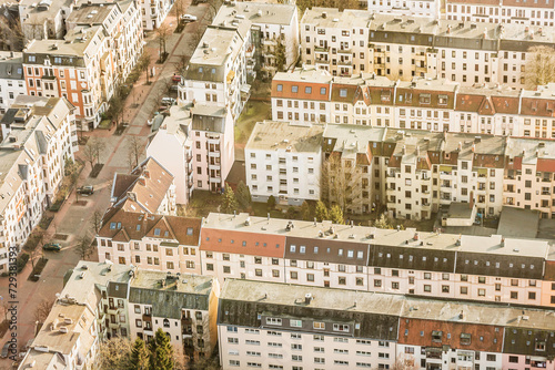 aerial view of a city photo