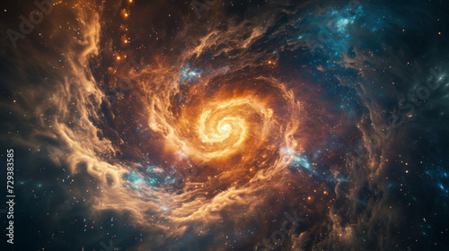  Spiral swirl galaxy photograph